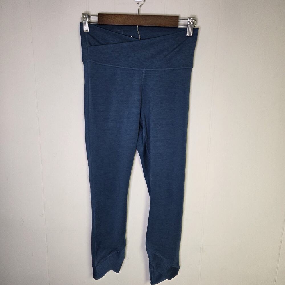 Nike Blue High Waisted Leggings Yoga Wrap Tight Womens Athletic Pants Small